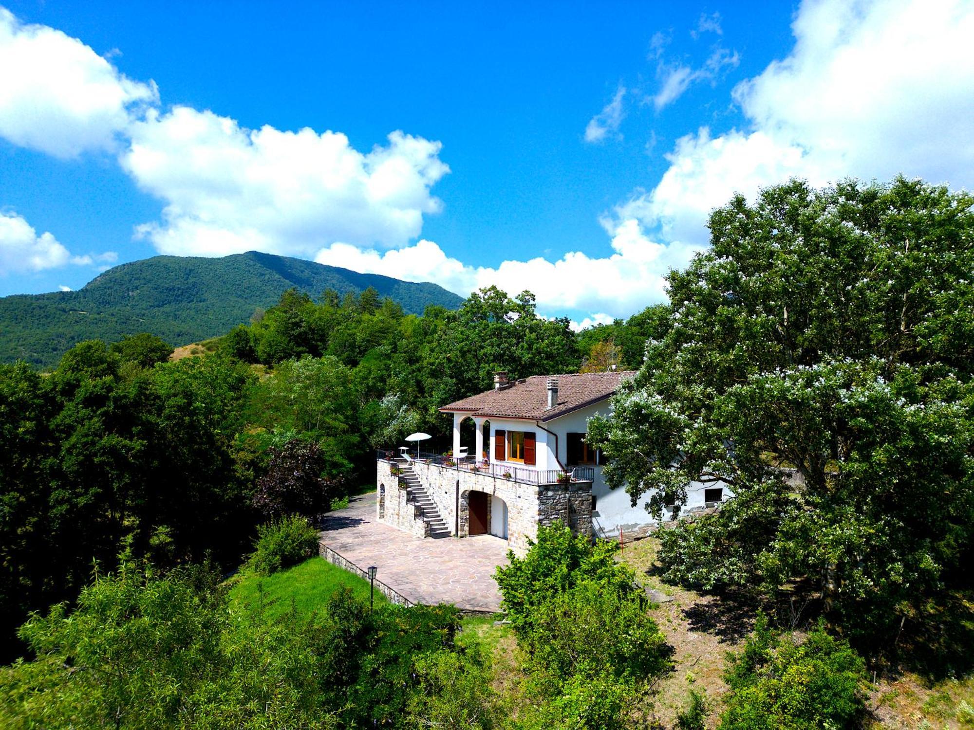 보비오 Casa Del Bosco - Vista Mozzafiato & Parco 4 Ettari 빌라 외부 사진